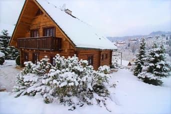 Drevenica u Bambuľky v zimě