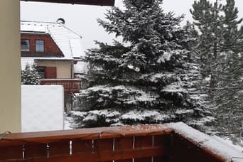 Chata Hradište Jasenská dolina v zime