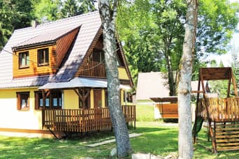 Chaty Lipno v zimě
