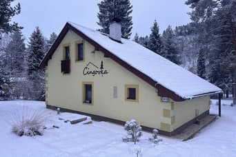 Ferienhaus Čingovka im Winter