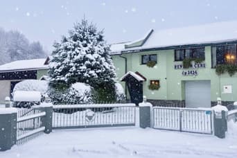 Pension Čeri in the winter