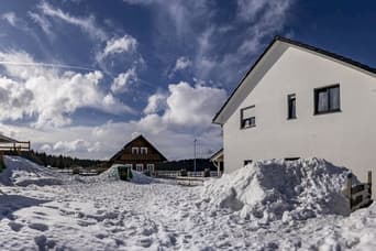 Apartmány pod sjezdovkou in the winter