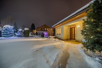 Bungalov Komfort v zime