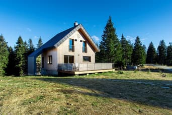 Ferienhaus Snowflake Martinské Hole im Sommer