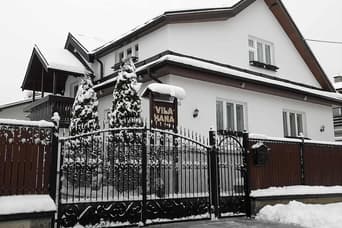 Vila Hana im Winter