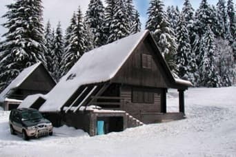 Chata Krpáčovo v zime