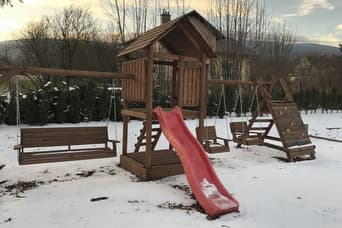 Apartmány Dvůr w zimie