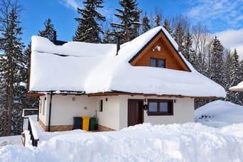 Ferienhaus Štvorlístok - 4 separate Apartments im Winter
