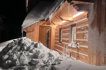 Pardubické boudy in the winter