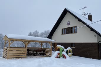 Chata Manka v zimě