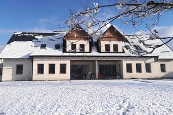 Apartments Loučná nad Desnou in the winter