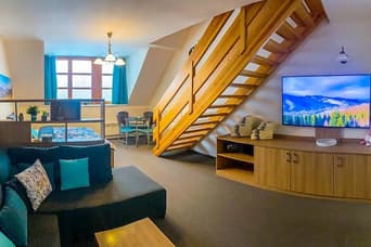 Ski apartmá Říčky v zimě