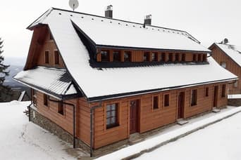 Apartments pod Javorníkem in the winter