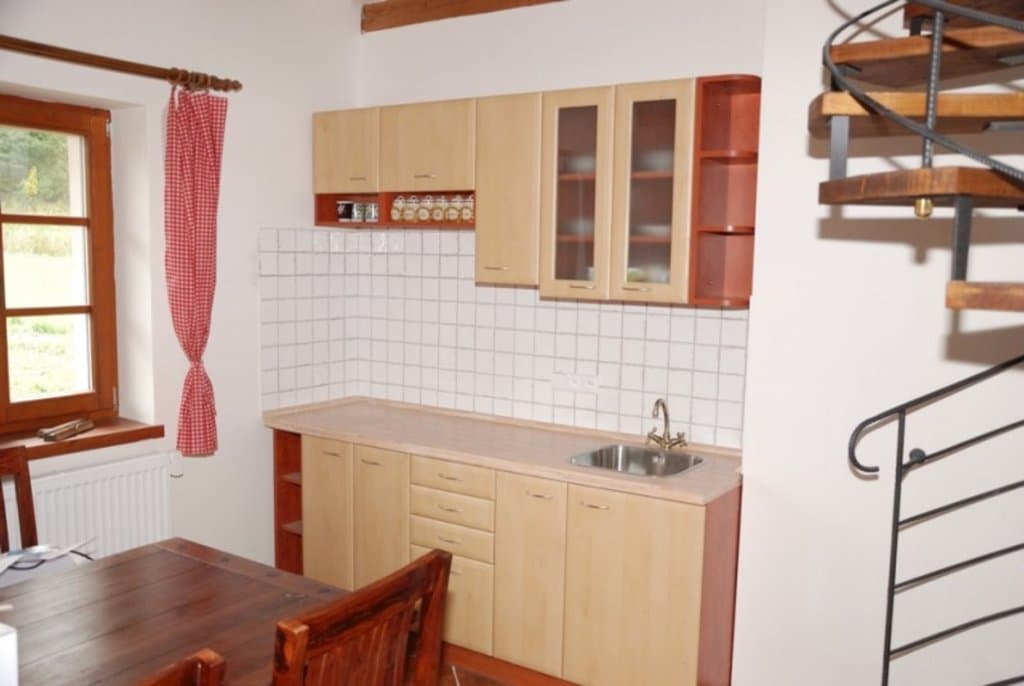 Kitchen corner - Wellness chalupa Adelna