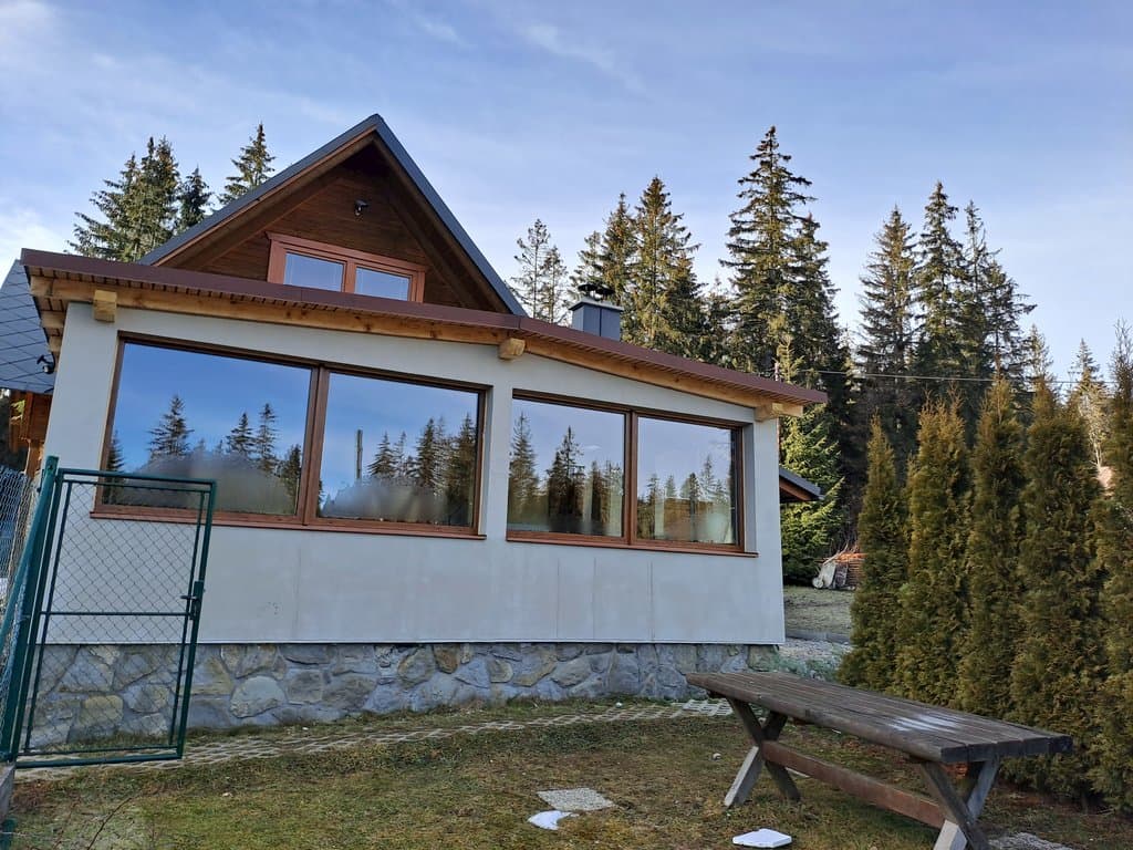 Krytá terasa - Ferienhaus Hraničiarka