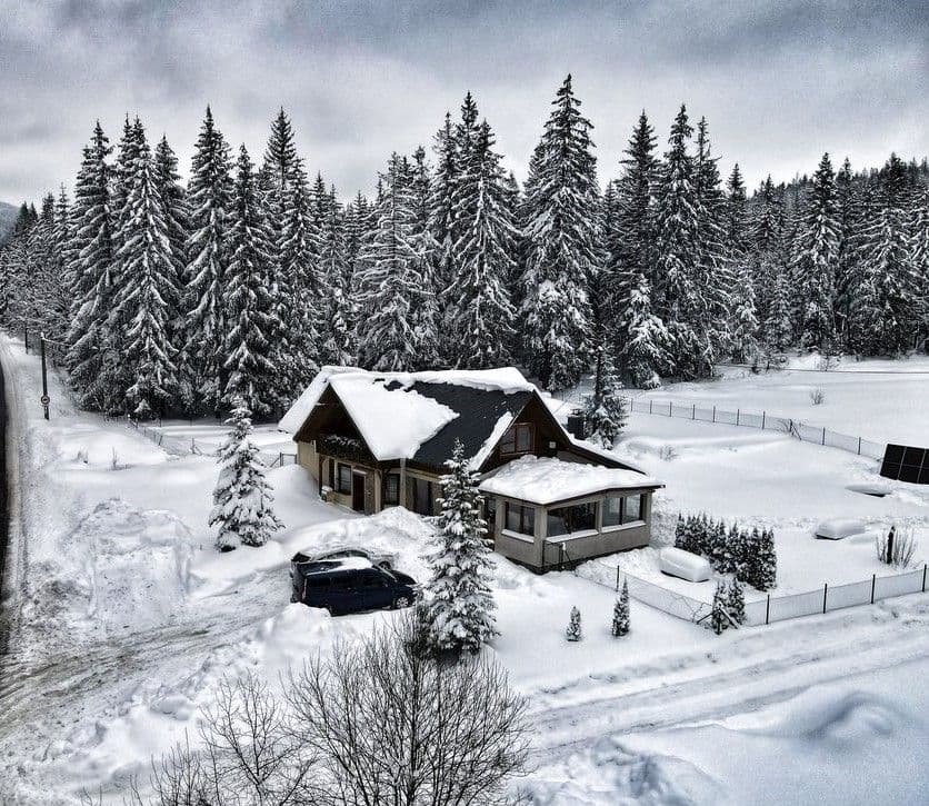Ferienhaus Hraničiarka im Winter