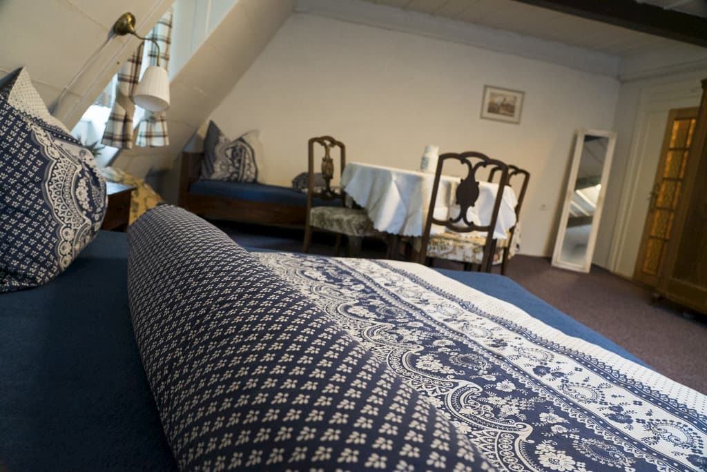 ložnice I.patro modrý pokoj - Chalupa u Pospeců