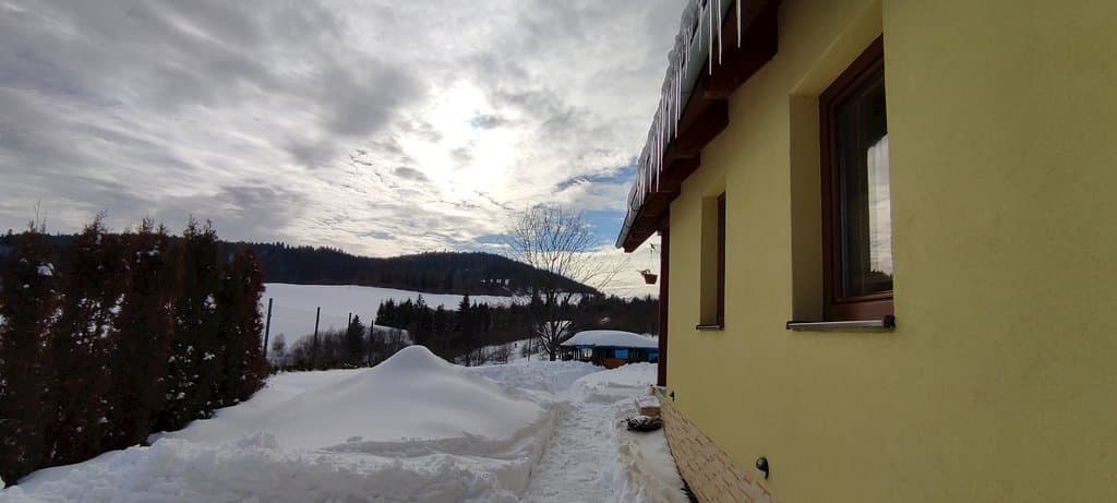 Exteriér - Wellness Chata Horbek s kaďou a saunou
