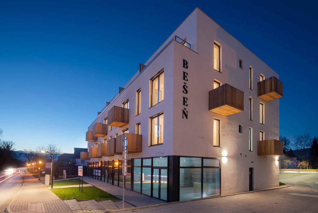 Apartament Bešeň 305 w zimie