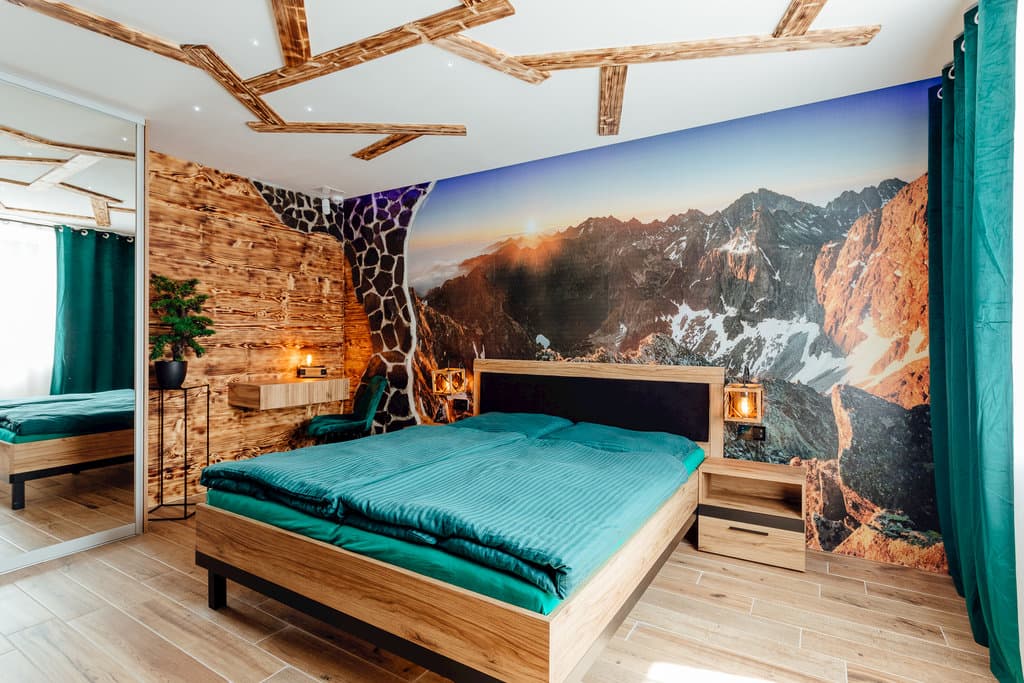 Pokój dwuosobowy  - Domek PARADiSE Wellness Residence (Sauna & SPA) Terchová