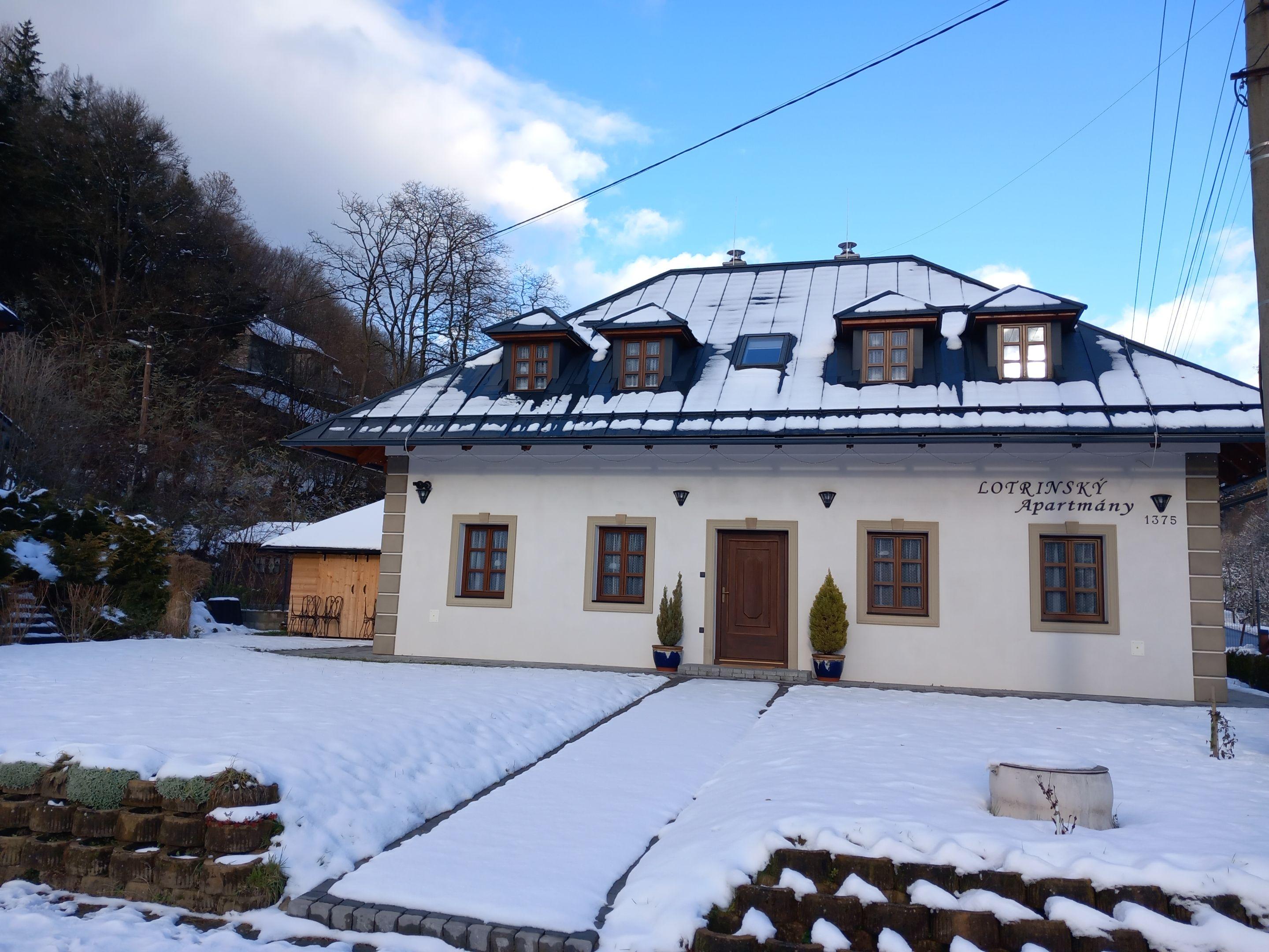 Lotrinsky Apartments in the winter