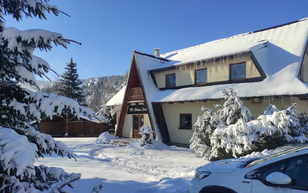 Cottage SKALA Zuberec in the winter