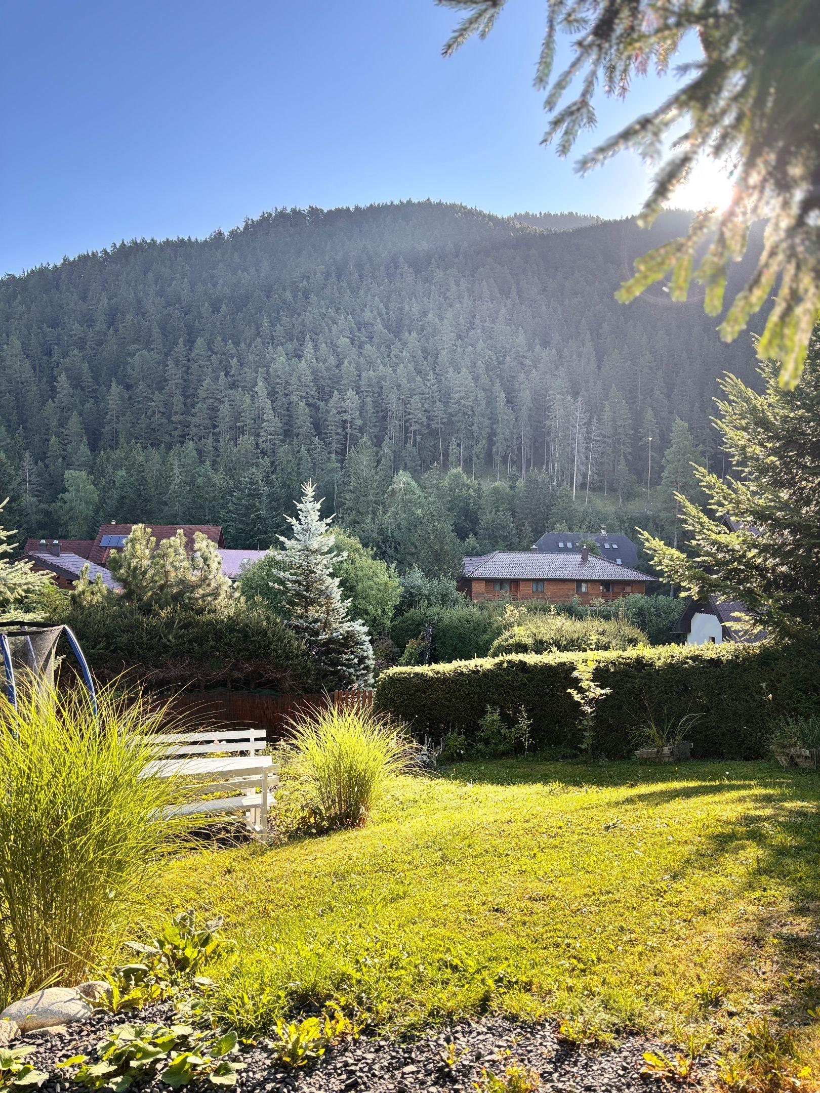Záhrada na oddych a hranic - Chalet Dereše