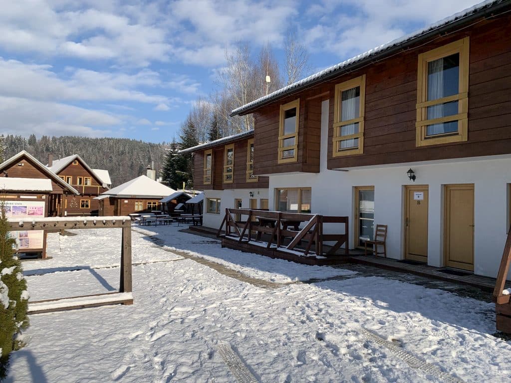 SKI ČIERNY BALOG im Winter
