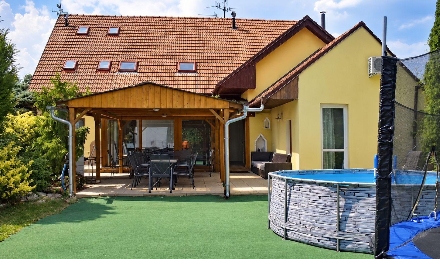 Pension Trojna Lednice in the summer