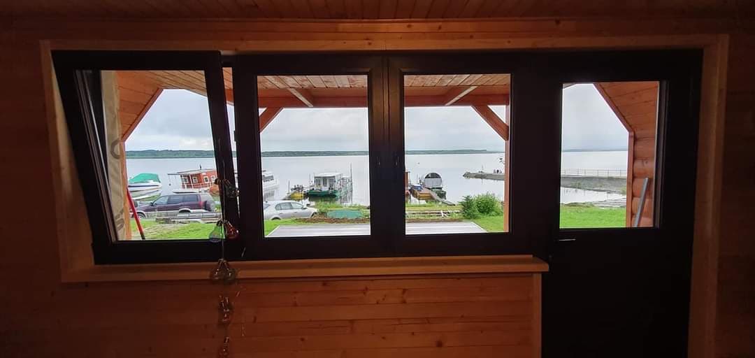 Pokój dzienny - Domek Family Oravská priehrada