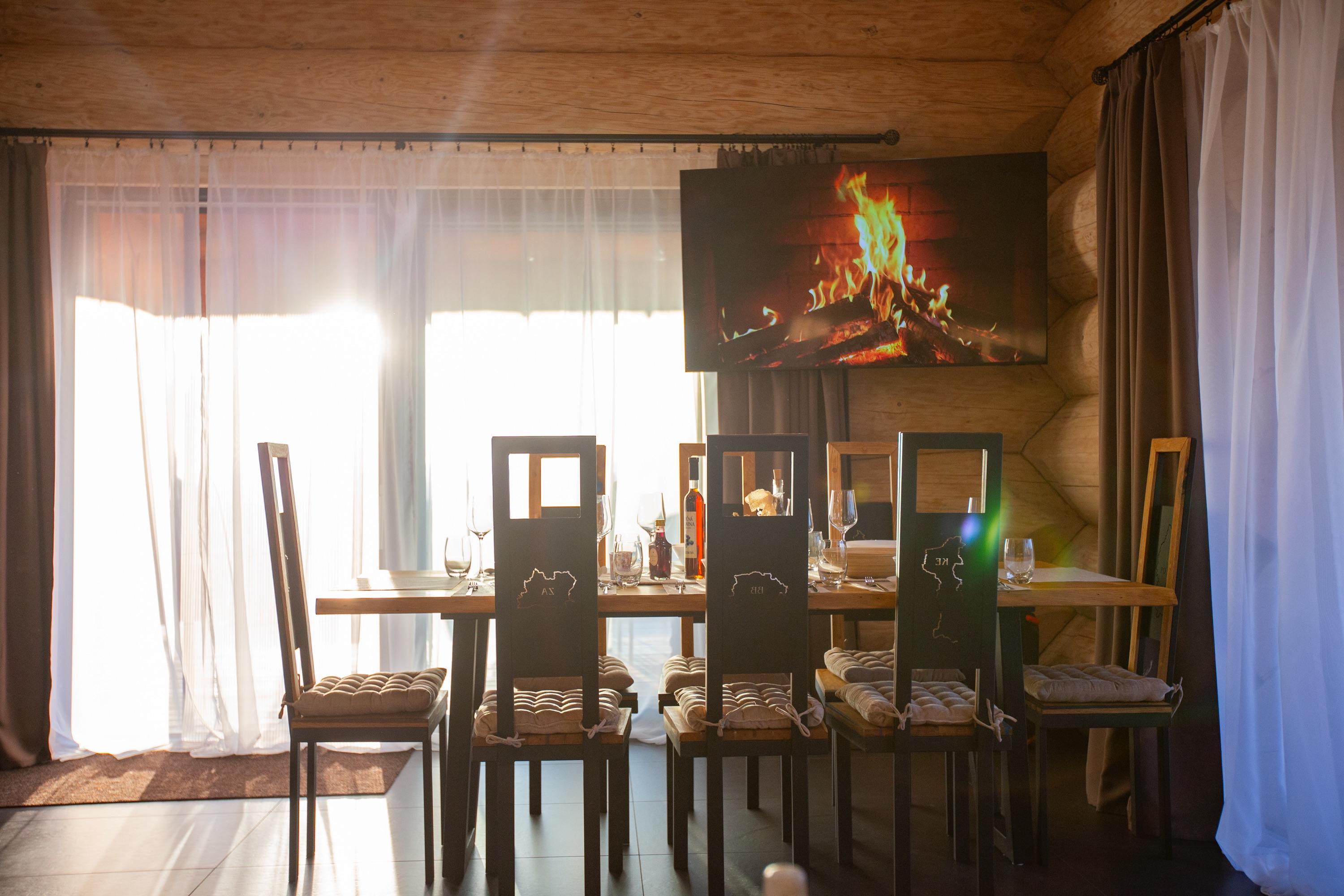 Obývací priestor - Amia Chalet