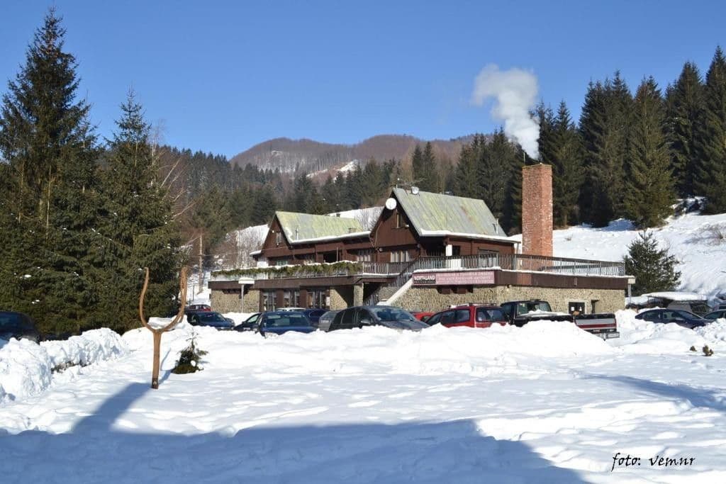 Ferienhaus Žiar im Winter