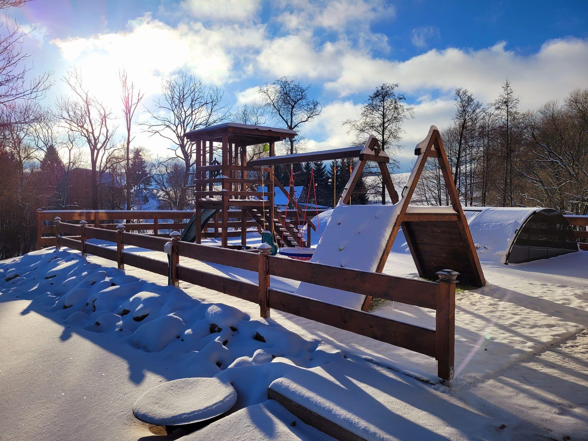 Chalupa u Bártků im Winter
