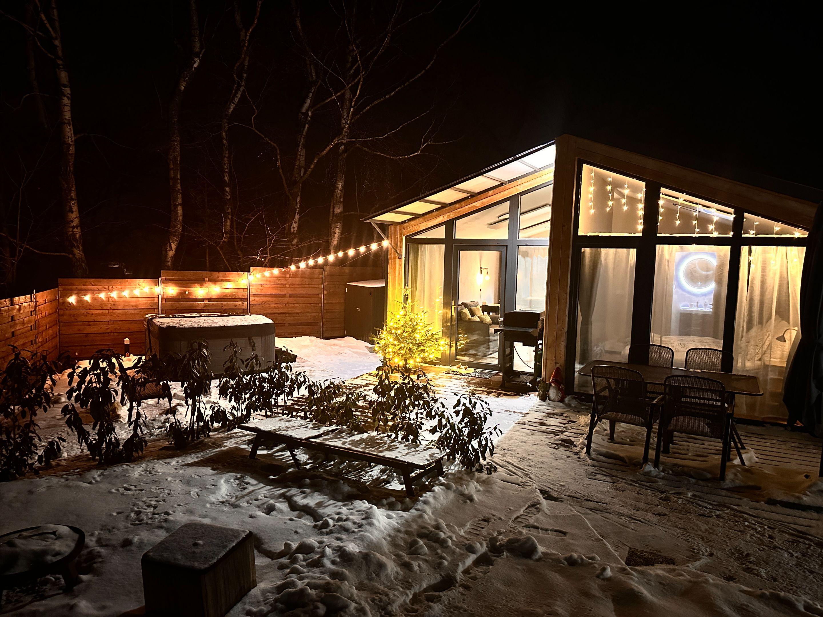 Tiny House Útulno im Winter