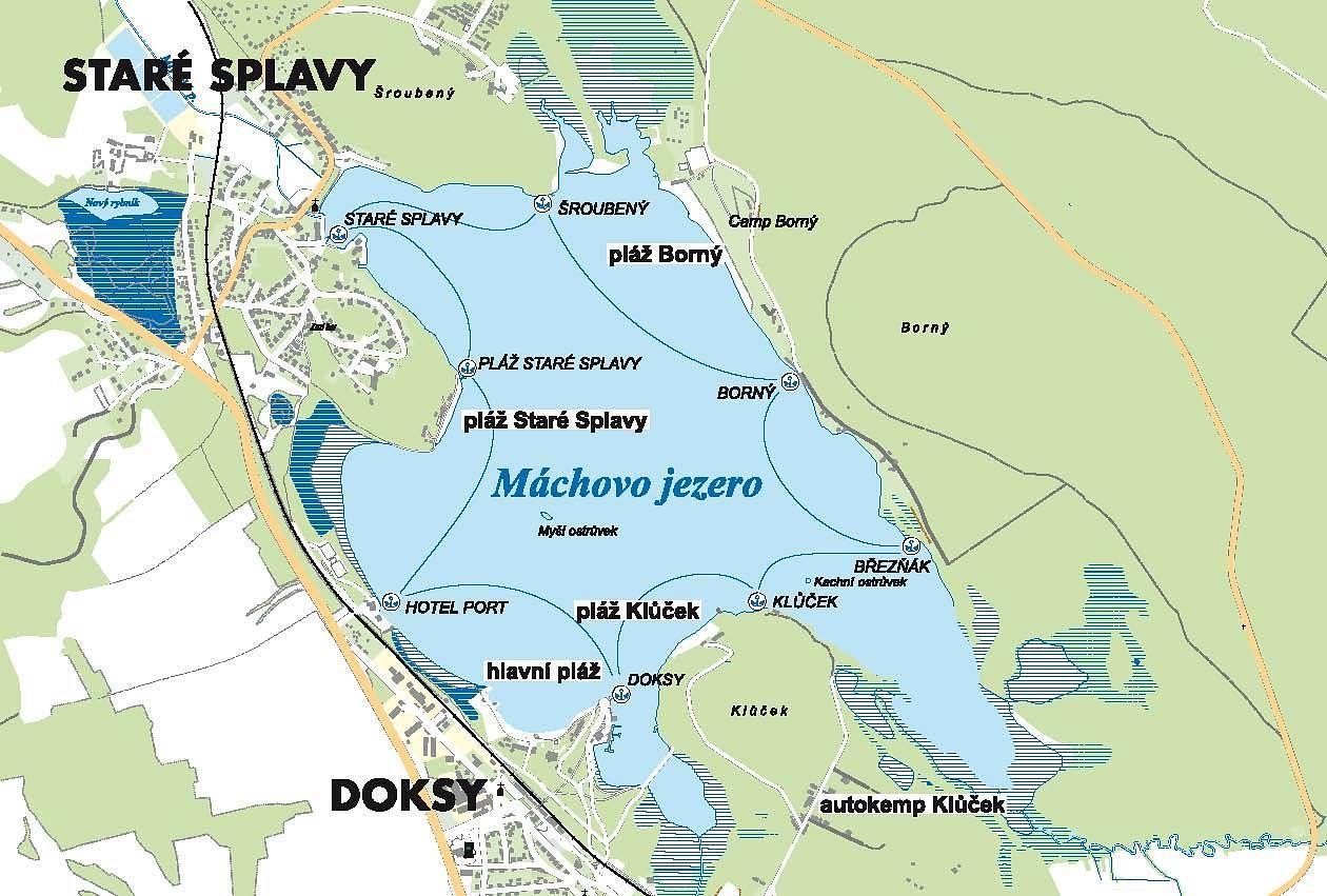 Exteriér - První Dvě chatky Máchovo jezero