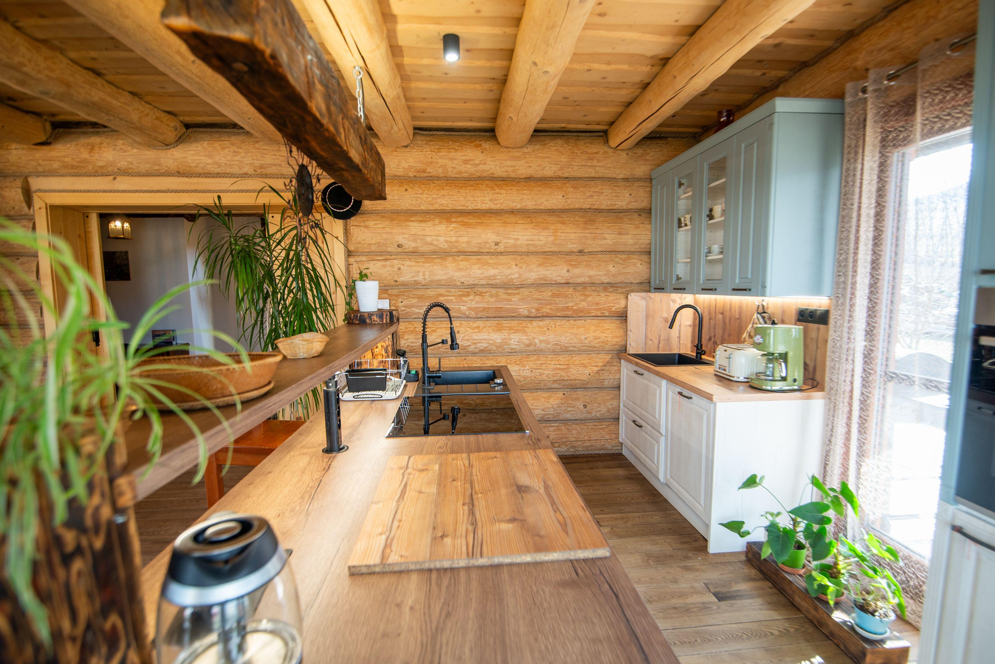 Küche -  Zrub Kriváň - Chalet with Mountain View
