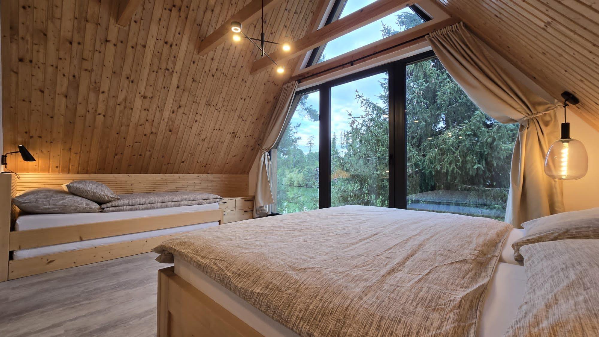 Třílůžkový pokoj  - Wellness Chata Dája