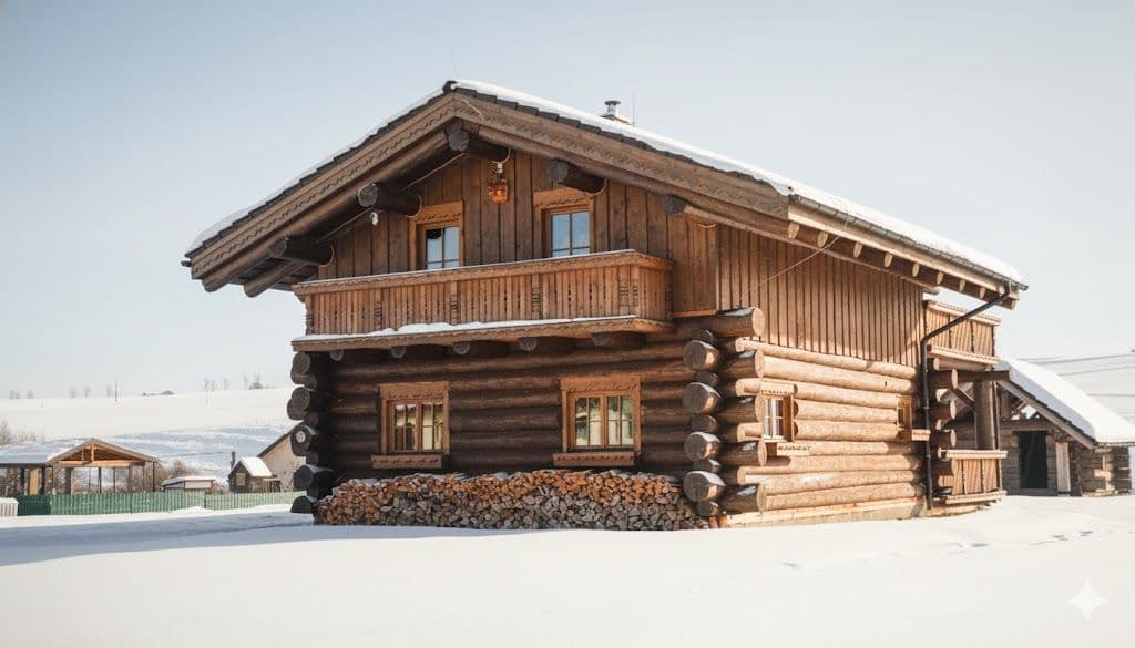 Házikó Sova télen