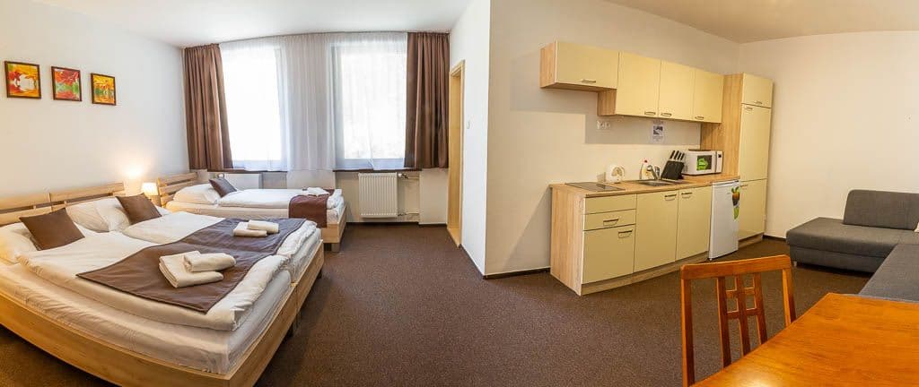 Trojlôžková izba s kuchynkou Trojlôžkové štúdio s prístelkou - Lopušná dolina Resort