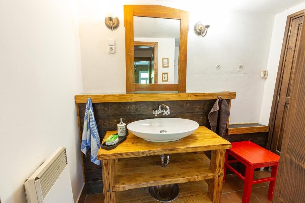 Badezimmer mit Toilette - Blockhaus Goralský Dvor
