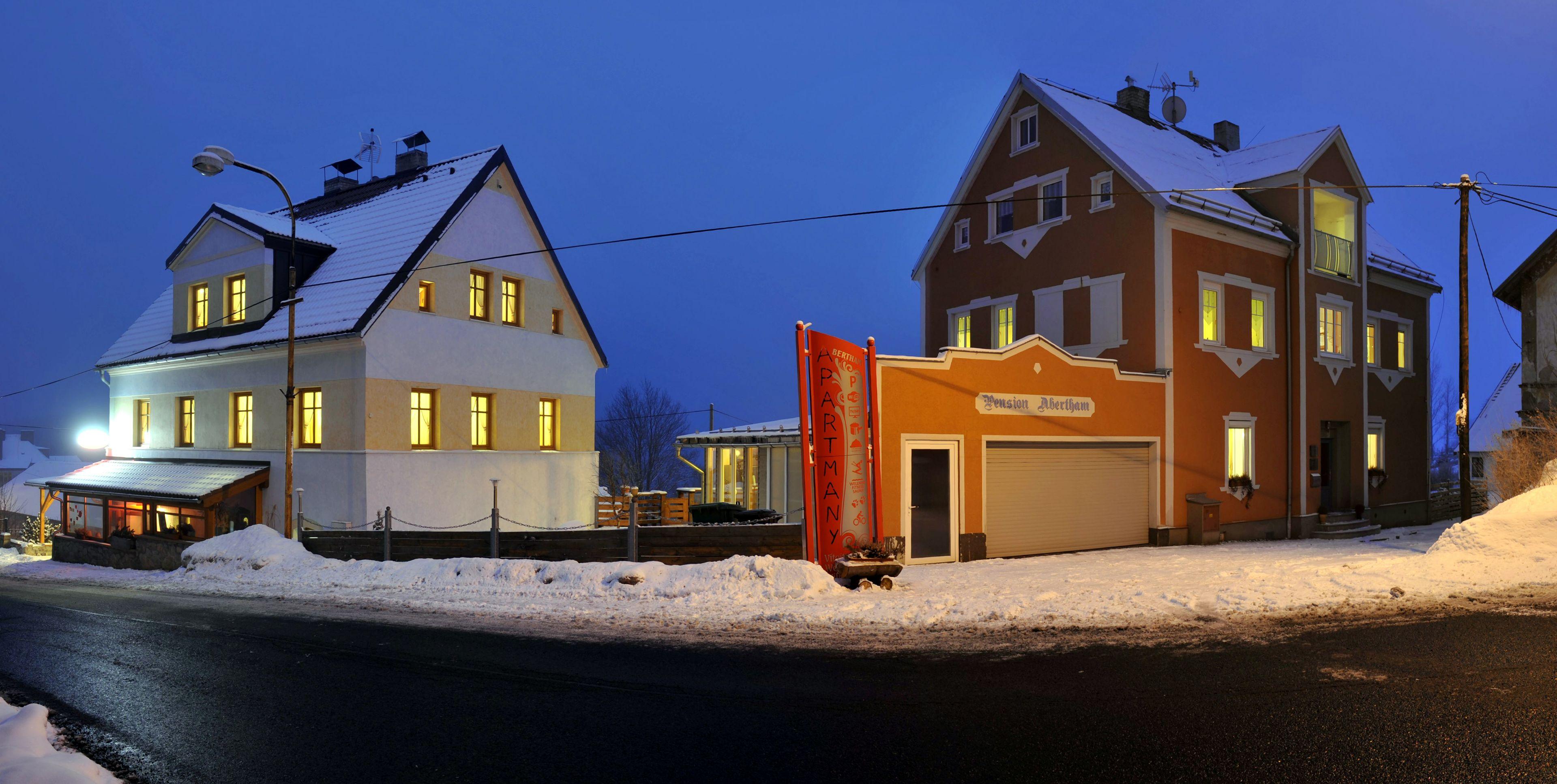 Resort Abertham v zimě
