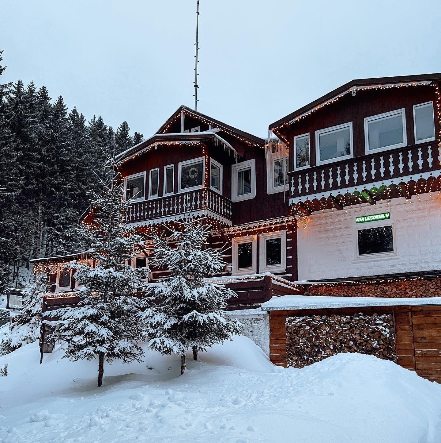 Házikó LESOVNA télen