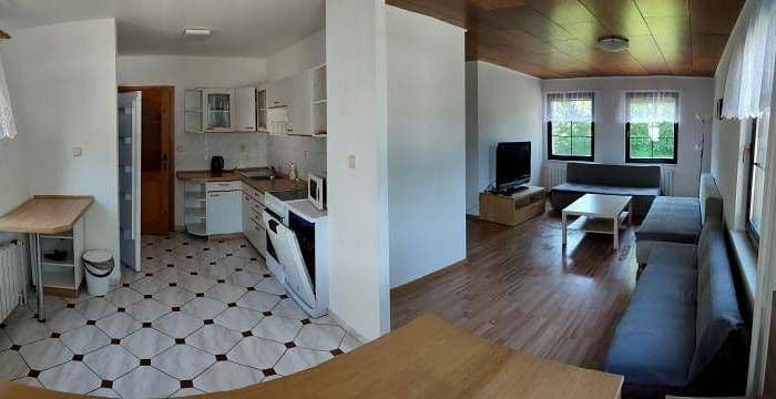 Veľký apartmán Apartmán s 4 spálňami - Apartmány Anna s bazénom