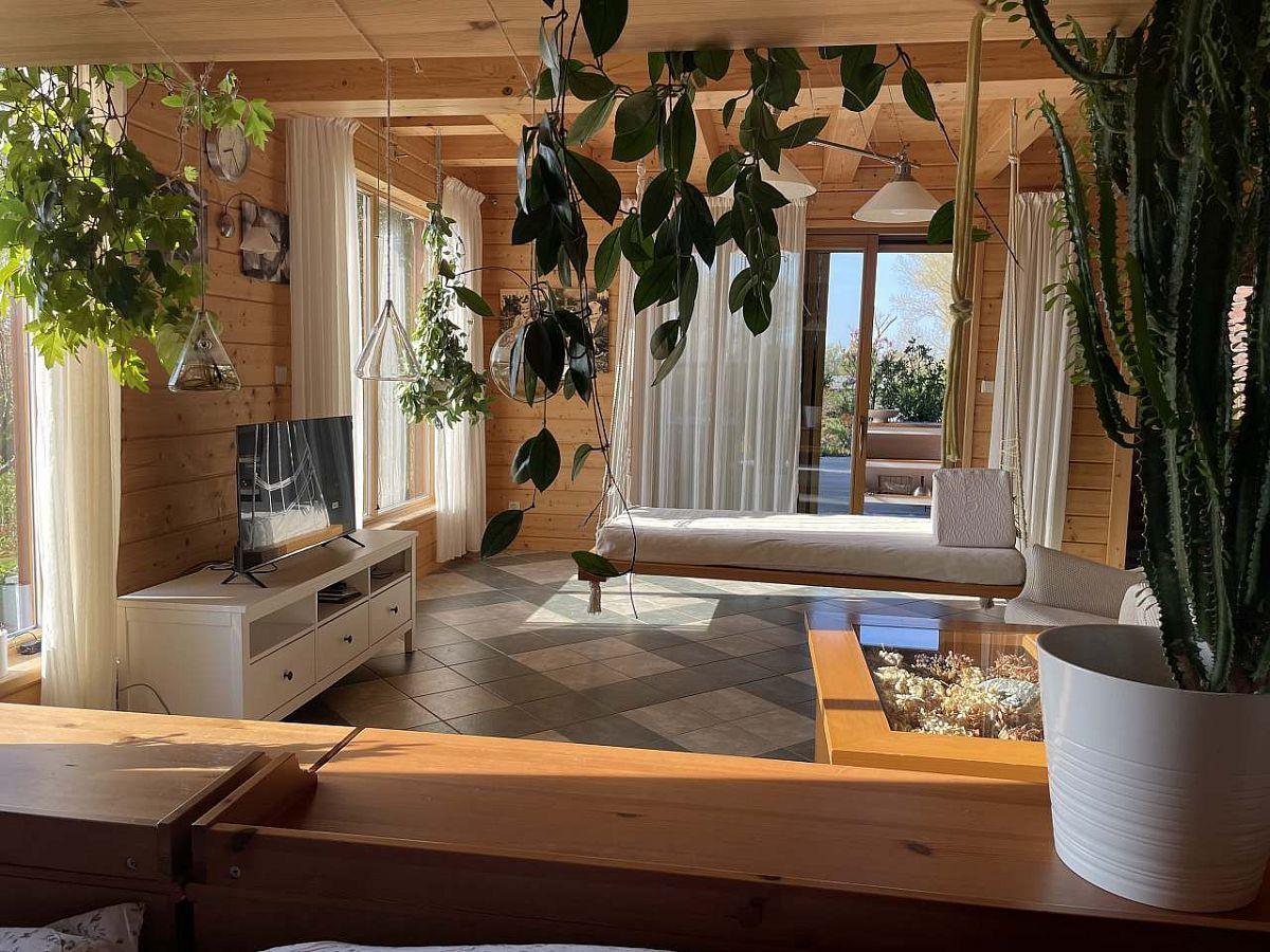 Appartement mit 1 Schlafzimmer  - Apartment in einer blockhütte am see
