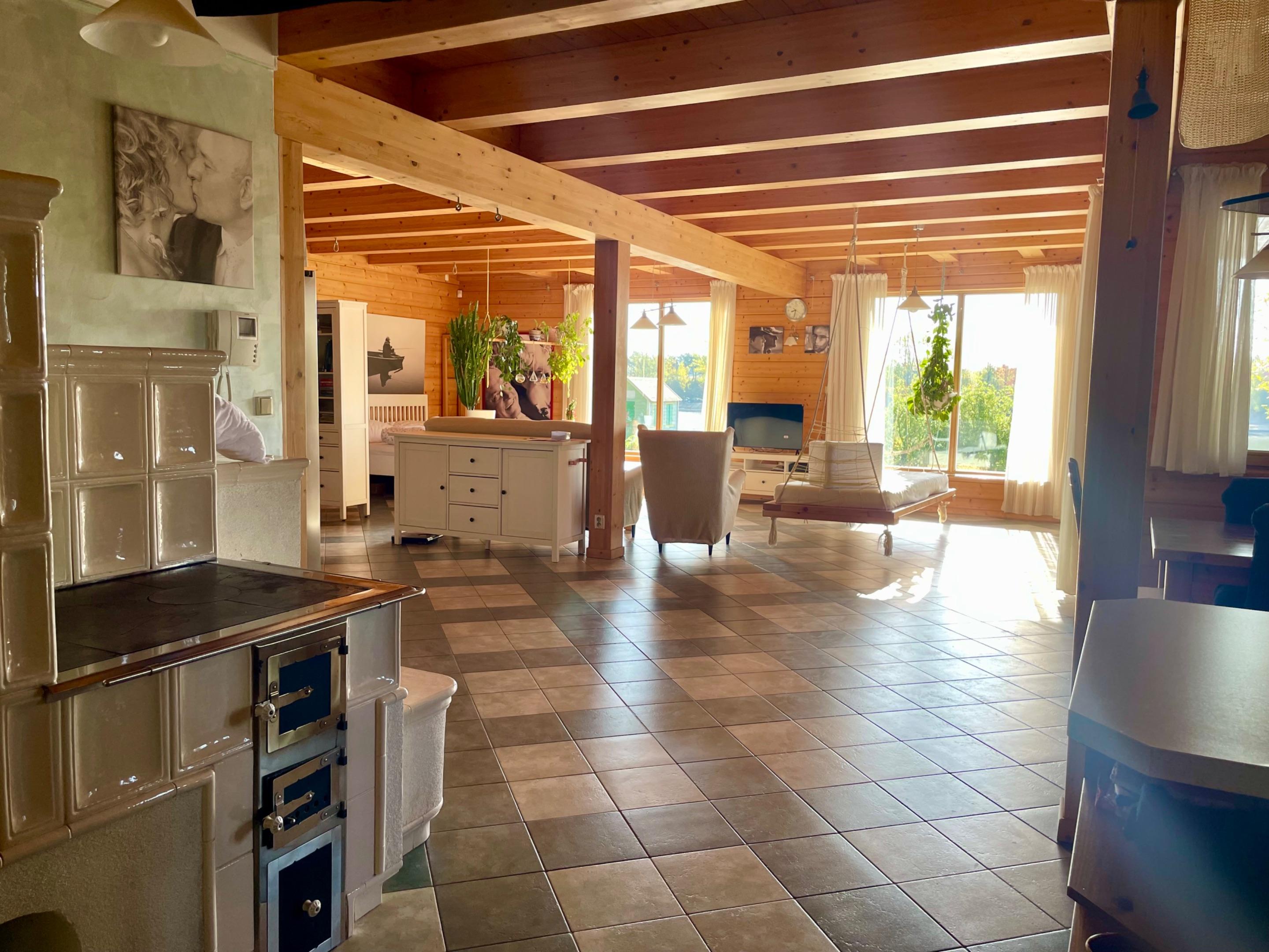 Appartement mit 1 Schlafzimmer  - Apartment in einer blockhütte am see