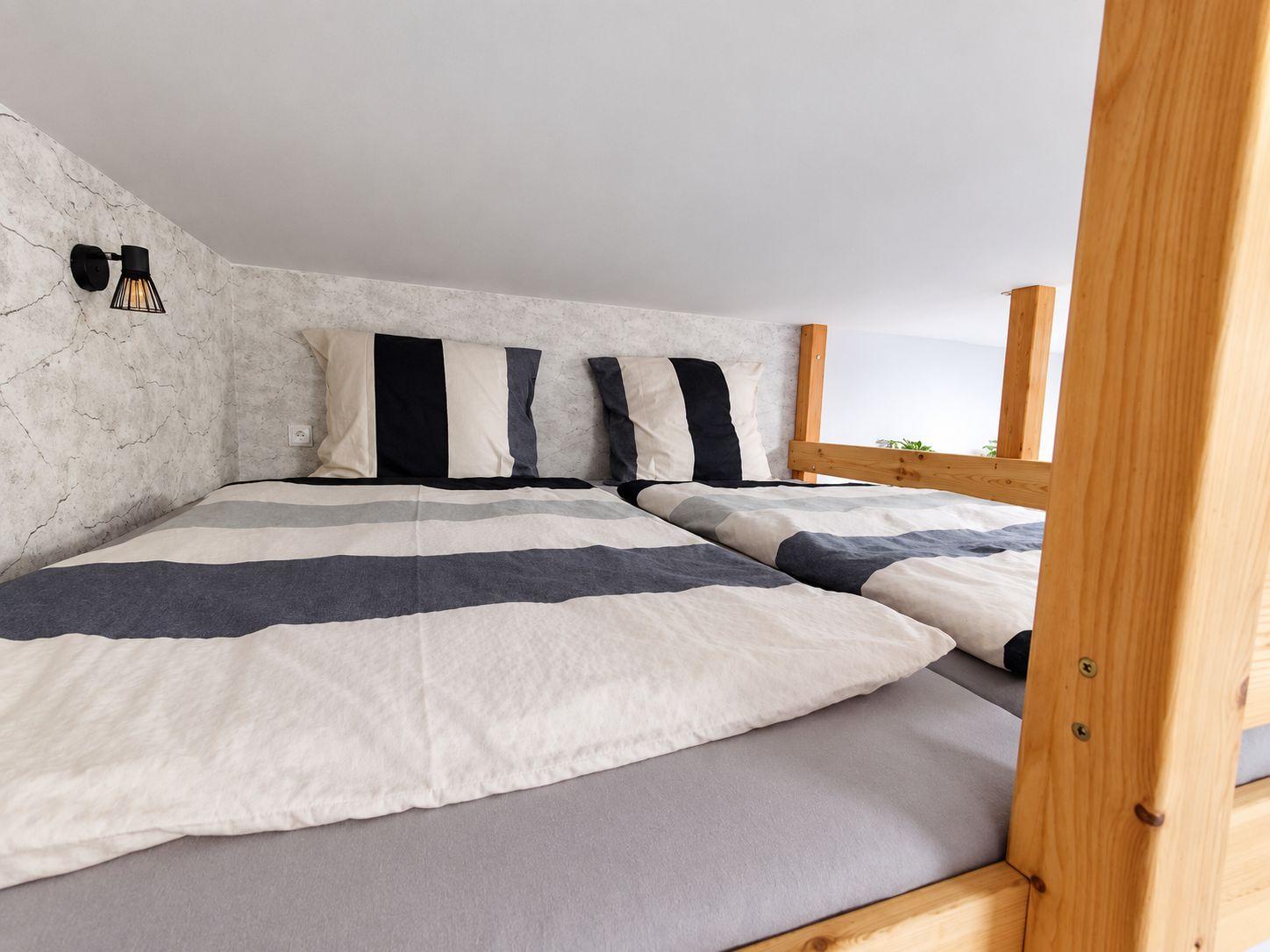 Apartmán Meruňka Čtyřlůžkové studio - Ubytování Zahrada