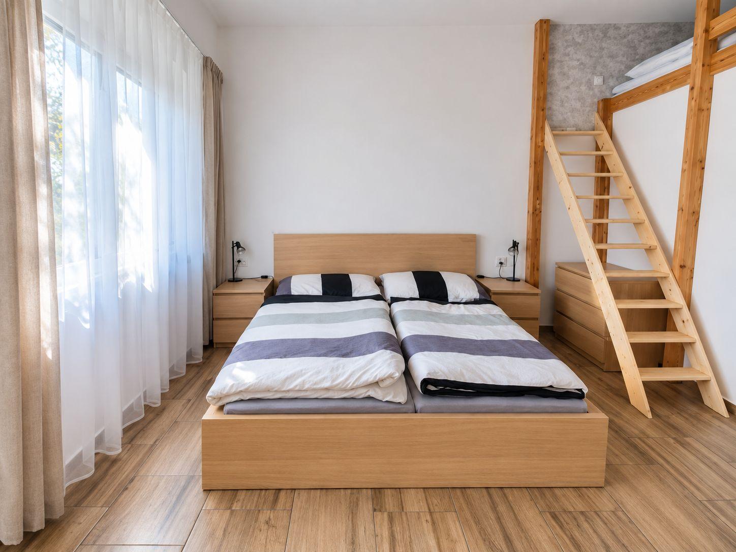 Apartmán Meruňka Čtyřlůžkové studio - Ubytování Zahrada