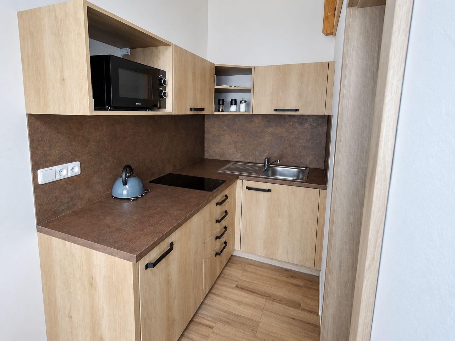 Apartmán Hruška Čtyřlůžkové studio - Ubytování Zahrada