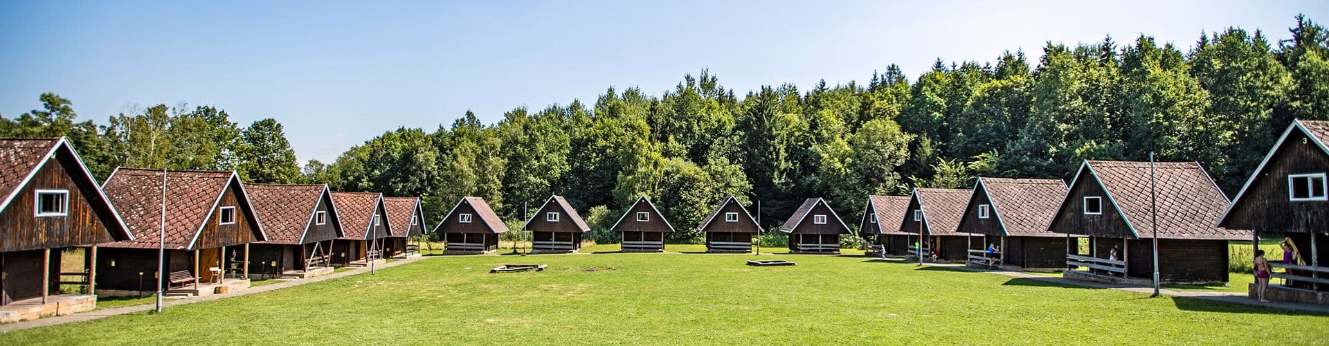 Rekreační centrum LANWOOD  v létě