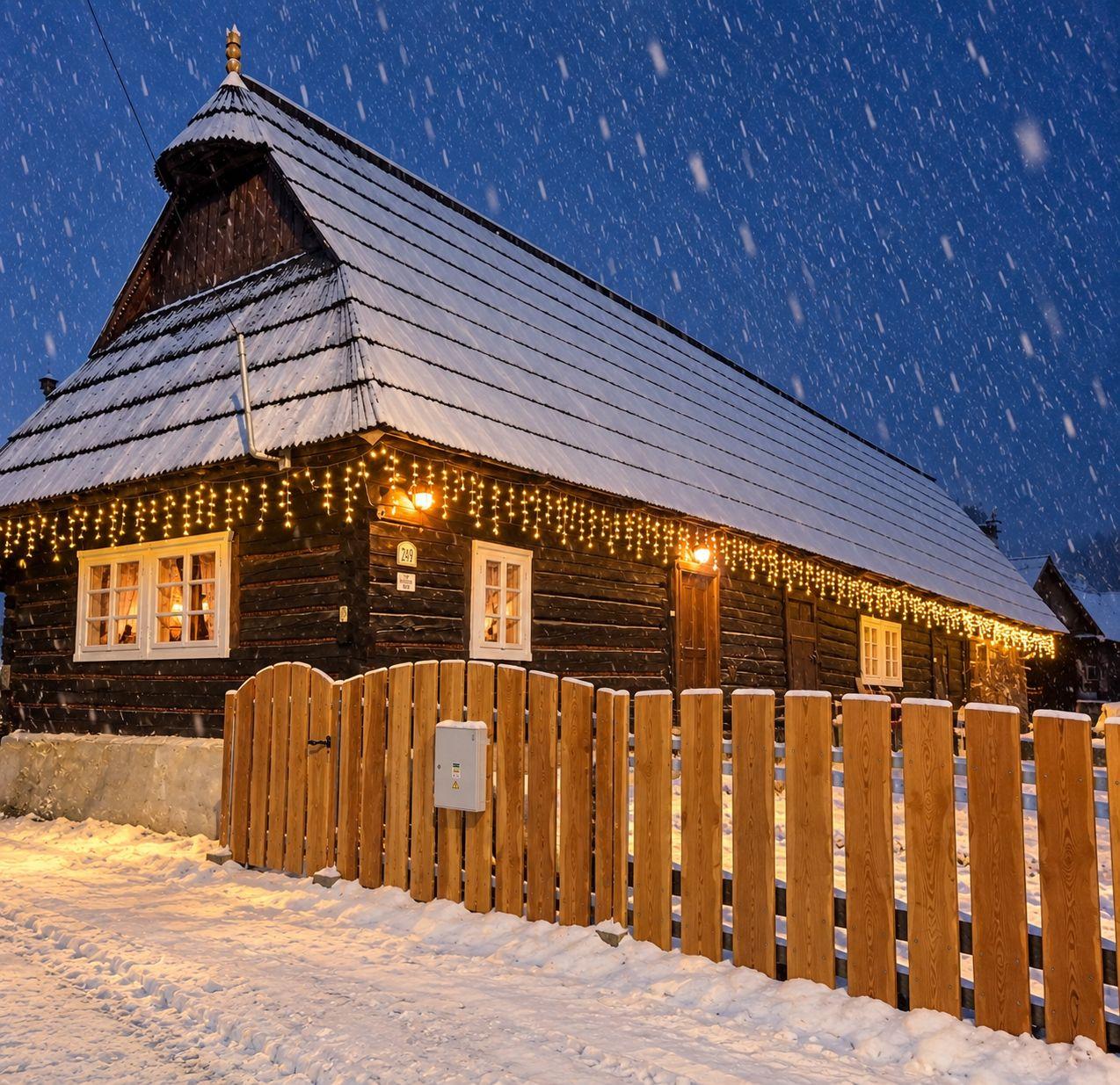 Cottage Podbiel in the winter